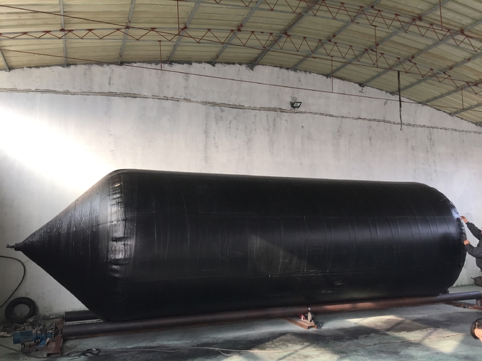 Воздушные подушки морского спасения имущества природного каучука ISO14409 подгоняли размер 3