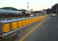 Polymer Composites Vehicle Safety Barrier，Yellow Roller Crash Barrier