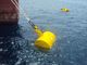 Foam Filled Marine Floating And Steel Mooring Buoy With Chain Through