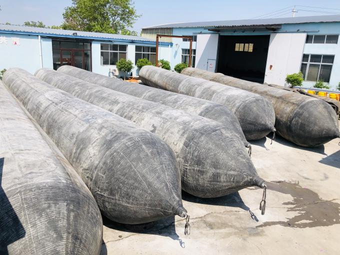 Воздушные подушки морского спасения имущества природного каучука ISO14409 подгоняли размер 1