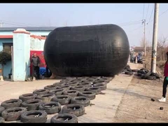 Шаги по установке шинного кожуха на надувной резиновый кранцевый щит