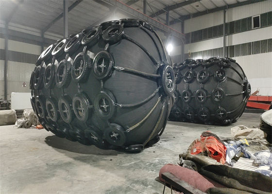 Качество Морское судно Yokohama Type Net Type Pneumatic Rubber Fender Стандарт ISO 17357 завод