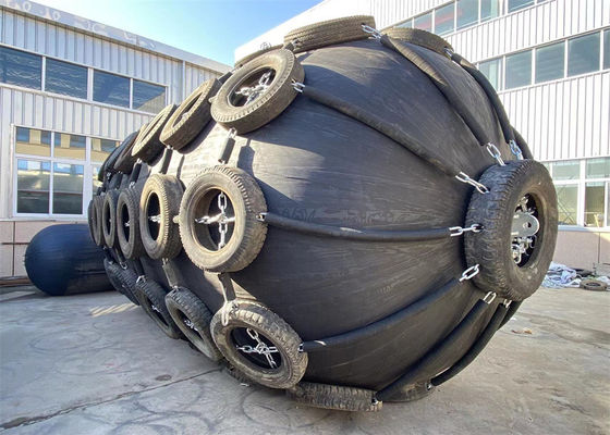 Качество Йокогама тип STS STD Пневматический резиновый фендер Морской фендер с сеткой шин завод