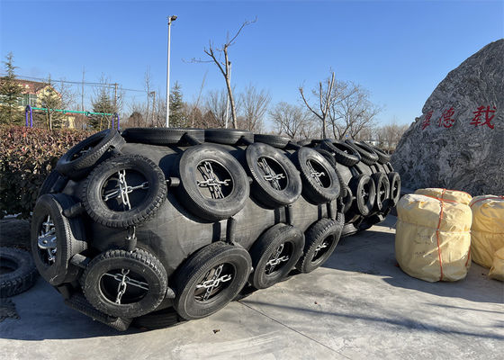 Качество Высокое давление черная резина морской фендер легко установить завод