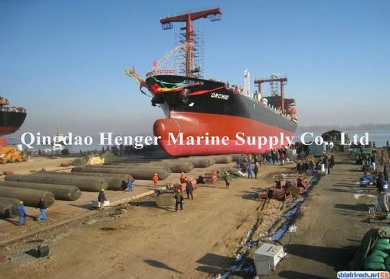 Качество HENGER Heavy Duty Marine Rubber Airbag с несколькими слоями диаметром 0,8-3 М и длиной 4-25 М для запуска судна завод