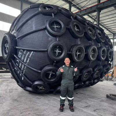 Качество Резиновый фендер типа "Йокохама" размером 0,5х1 м с сертификатом Bv завод