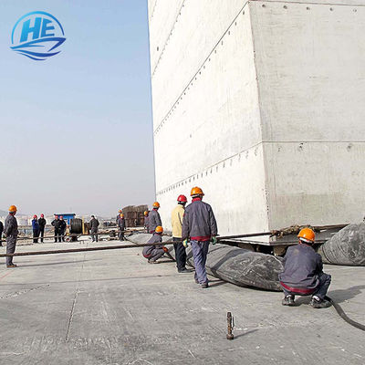 Качество Воздушная подушка морского спасения имущества Dia 0.5m-4.5m для запускать воздушную подушку сухого дока корабля завод