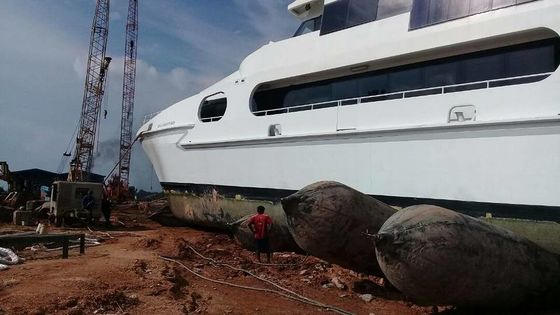 Качество Воздушные подушки морского спасения имущества 250T/M грузят запуская и поднимаясь воздушную подушку завод