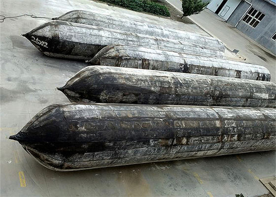 Качество Ship Rubber Marine Salvage Lift Bags With Marine Rubber Airbag Bursting Pressure 0.1-0.2Mpa завод